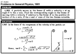 a-particle-moves-in-the-frame-k-with-a-velocity-v-at-an-angl