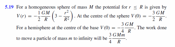 A particle of mass m was taken from the centre of the base of a uniform hemisphe