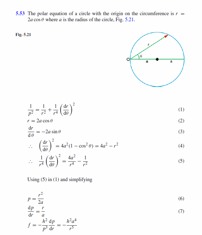 Show that if a particle describes a circular orbit under the influence of an att