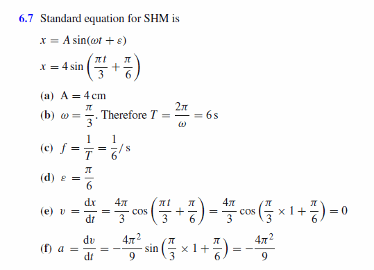 A particle which executes SHM along a straight line has its motion represented b